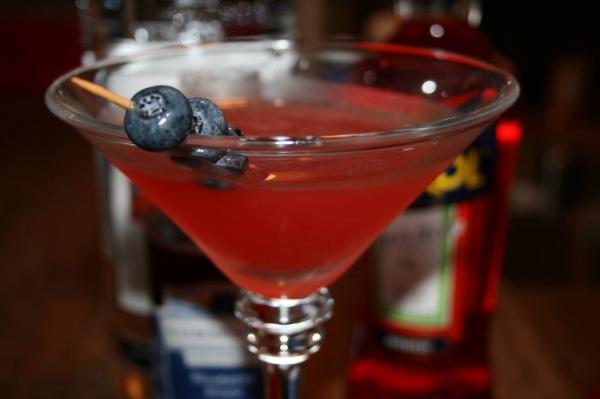 Blueberry Haven's Blueberry Cosmopolitan Martini Recipe