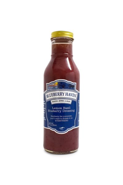 Lemon Basil Blueberry Dressing